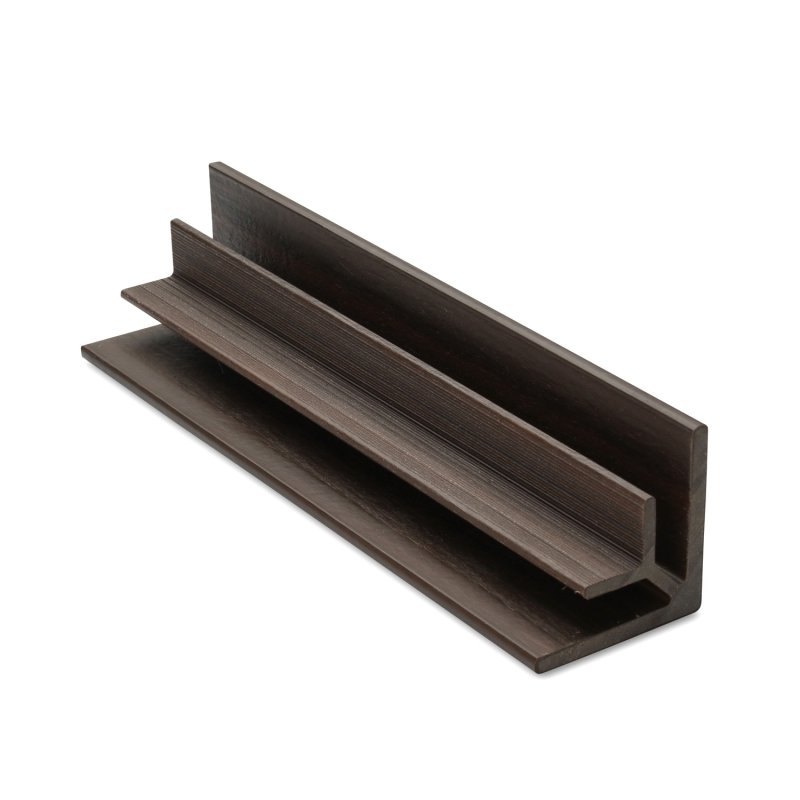 Ecoscape Ecoscape Forma - Havana Dark Brown Internal Corner Composite Cladding Trim