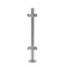 BM Architectural Pre-Assembled Glass Balustrade Round Corner Post with Radiused End Cap
