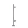 Pre-Assembled Glass Balustrade Square End Post with End Cap