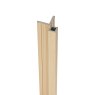 Ecoscape Forma - Light Oak Composite Slatted Cladding Corner Trim