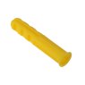 Yellow No.4-6 (Box 1000) ForgeFix - Expansion Wall Plugs, Plastic (Box)