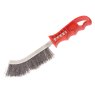 Steel Red Handle Faithfull - Wire Scratch Brush