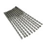 10mm OL: 210mm WL: 150mm (10 Pack) Faithfull - SDS Plus Drill Bit