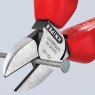 140mm Knipex - 70 02 Series Diagonal Cutters, Multi-Component Grip